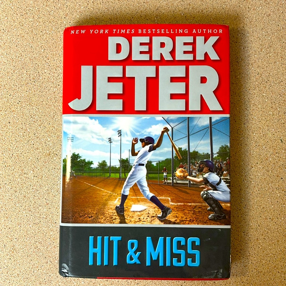 Derek Jeter Hit & Miss hardcover book